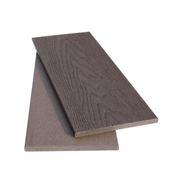 Wood Fiber Innocuous 12ft Composite Decking Trim Grey Fireproof Antisepsis TH05
