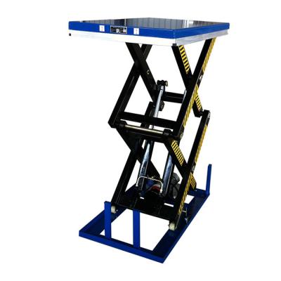 O dobro 1300mmx820mm hidráulico de 1 toneladas Scissor o carro 70.08in da tabela de elevador