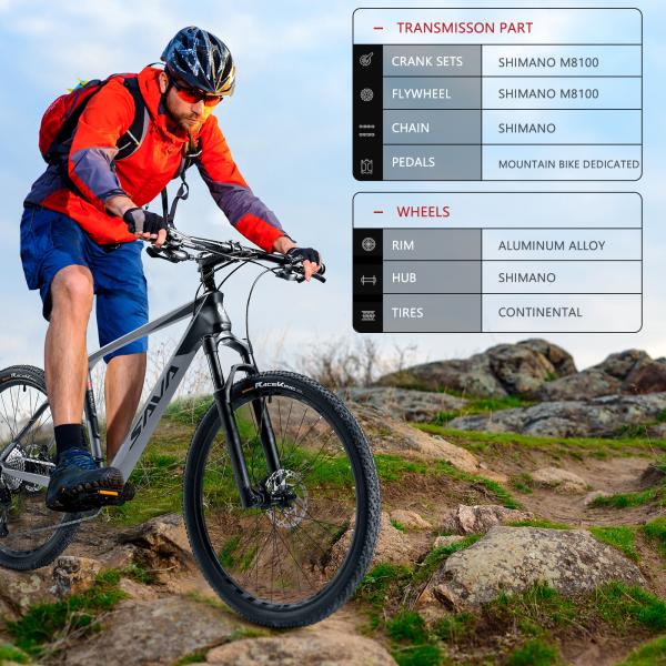 Borda da liga de alumínio de Mtb do Mountain bike da PLATAFORMA 8,2 SHIMANO DEORE de SAVA