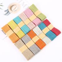 Cinturón de rebanada de jute de color rojo y verde de orange, de uso múltiple, de rebanada de rebanada fina
