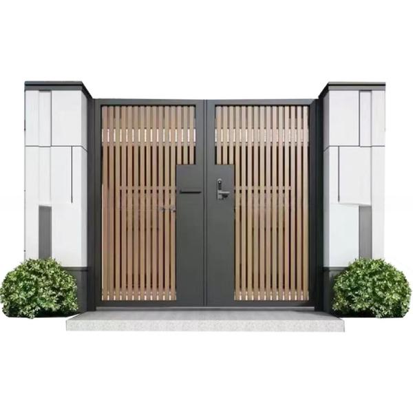 Aluminum Elegant Outdoor Sliding Gate With Automatic Opening Pattern