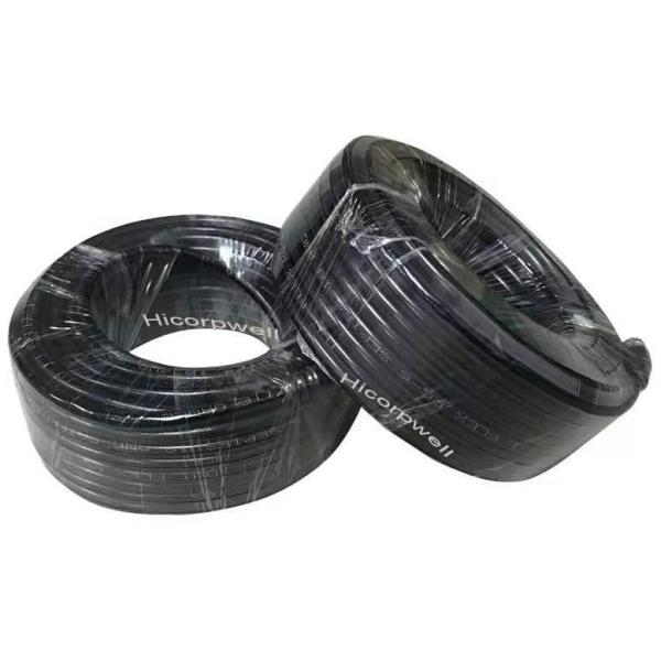 Câble coaxial de liaison noir de RG59/U RG6/U RG11/U pour les applications