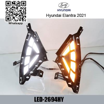 Hyundai Elantra 2021 Car LED DRL day time running lights driving daylight