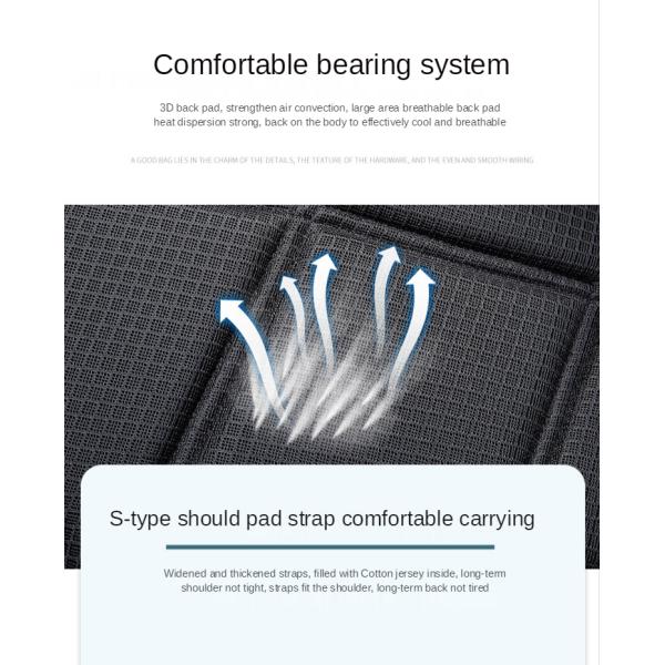 OEM ODM Large Capacity Laptop Backpack Travel Fashion Backpack 0.86kg