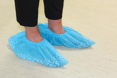 Non Woven Breathable Disposable Shoe Covers PP Material Lightweight Wear Resisting