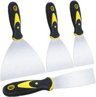 4 paquetes de raspadores de cuchillo de polipropileno conjunto de cuchillo spackle premium de acero inoxidable de pintura raspadora de cuchilla