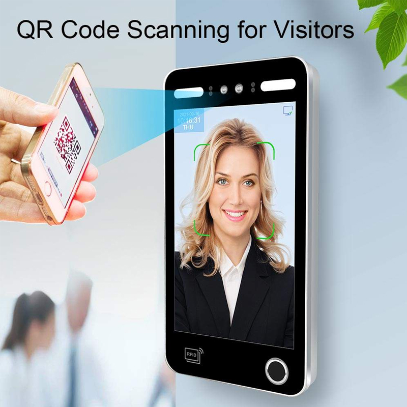 Linux Realtime Biometric Fingerprint Face Recognition Access Control Terminal Code Dynamic AI Visible Light Card WiFi Touch