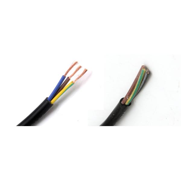 0.5mm2 H03VV-F Flexible Industrial Electrical Cable PVC Insulated VDE Certificate