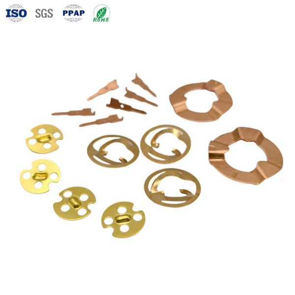 Tolerances 0.02mm Precision Custom Copper Stamping for Automotive Components IATF 16949 Certified and OEM Project