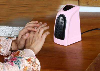 Mini Energy Efficient Fan Heater , Low Power Fan Heater Fire Resistant ABS Material