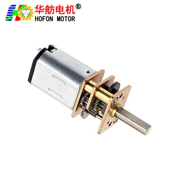 Hofon 3 5 6 volt double shaft vacuum brushed reductor motor 3v 5v 6v dc micro gear motor with gearbox
