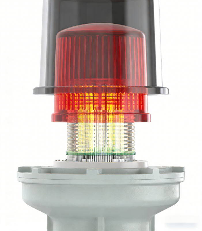 Explosion Proof Aviation LED Obstruction Light IP66 For Warehouse