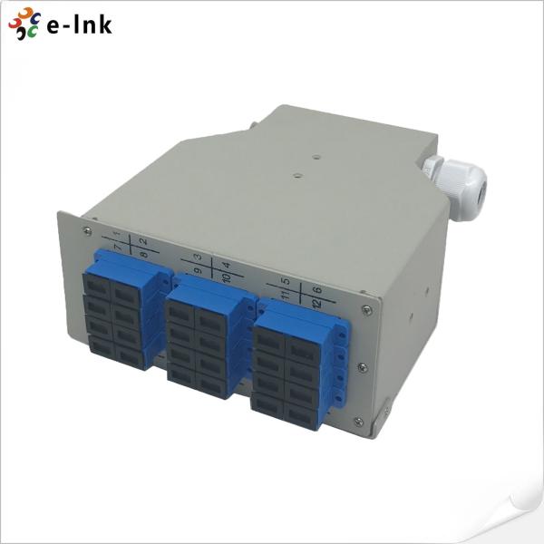 12 portas DIN-Rail Fiber Splice Box