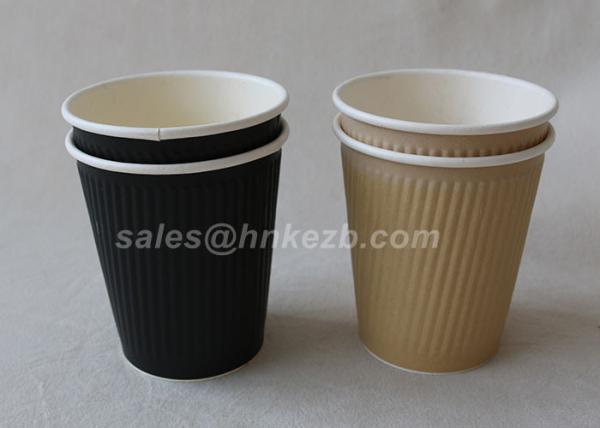 Printed Custom Logo Hot Drink Paper Cups 12oz Disposable Paper Cups For Drinking