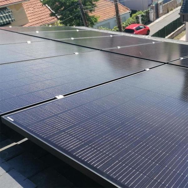 Best selling half cell overlap photovoltaic panel system 400W 410W solar panel full black monocrystalline solar panels