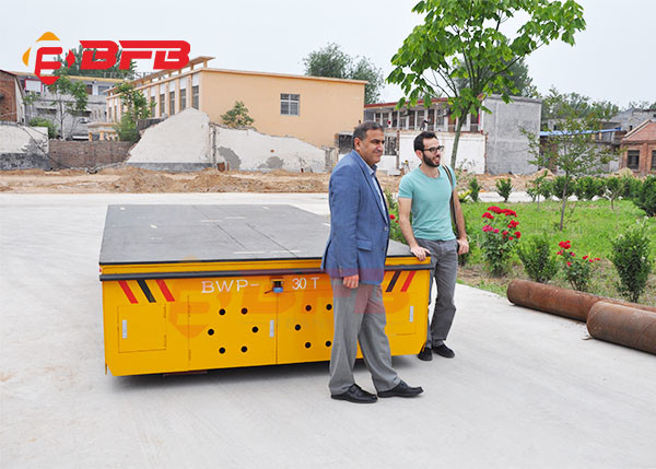 Материальное оборудование верфи технологической тележки 100т Электрическ Переносить Тележки Компании