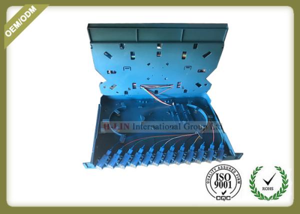 144Core SMC Fiber Optic Patch Panel With SC UPC / APC Pigtails Outdoor