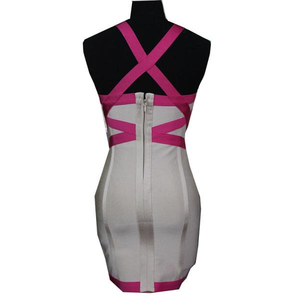 Платья вечера Ombre Midi лайкра, платье повязки Анти--Морщинки способа