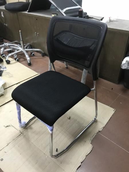 Custom Office Meeting Room Chairs Stackable , Home Office Chairs Without Rollers
