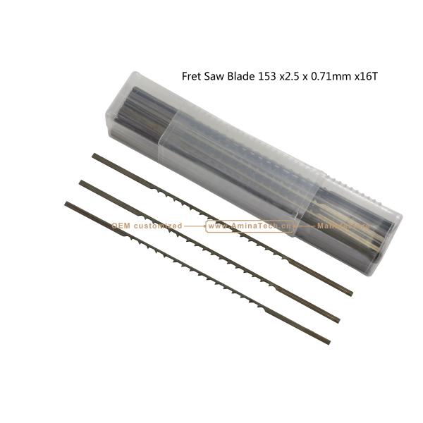 Fret Saw Blade 153x2.5x0.71mmx16T Cutting wood,Plastic