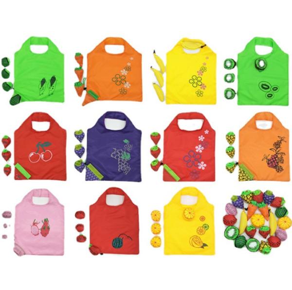 Promotional Gift Collapsible Reusable Foldable Shopping Bag Tote With Logo Printing