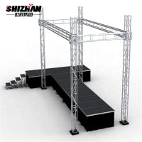 Estructura cuadrada de aluminio modificada para requisitos particulares del marco del braguero de la iluminación de Exihibition para el acontecimiento