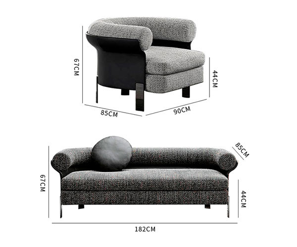 Кресла кресла Seater офиса одного отдых 20KG гостиной ткани одиночного современный