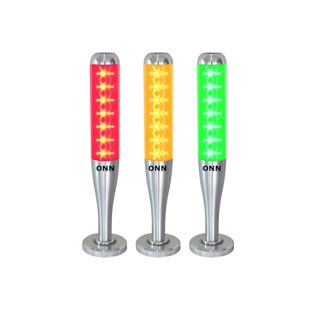 ONN-M4S-B Industrial CNC Machine Tool Signal Tower 3 Color LED Stack Light With Buzzer Alarm DC Power Supply