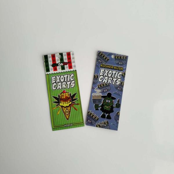 3 мешка загерметизированных стороной пластиковых упаковывая Ресеалабле сумку патрона ручки масла Вапе застежка-молнии