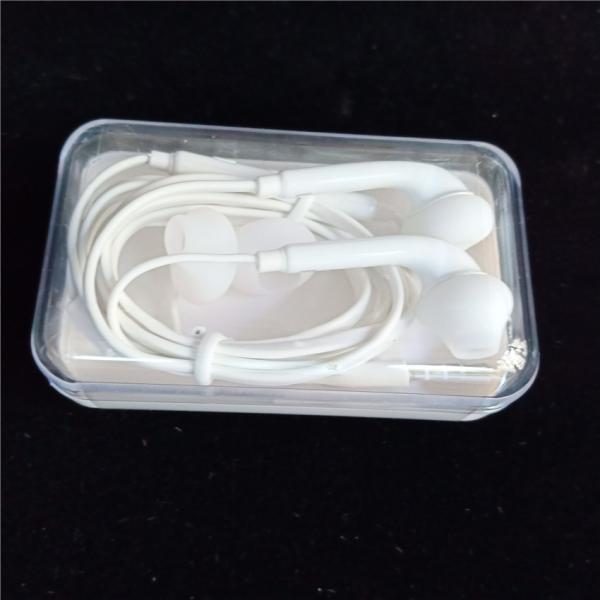 наушник S6 хэндс-фри 110cm мобильного телефона 3.5mm в Earbuds связанном проволокой ухом с Mic