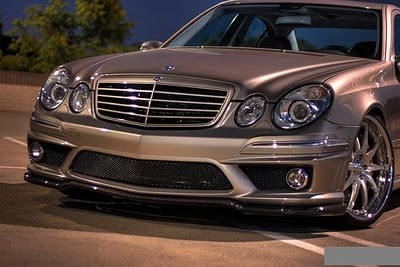 Губа фронта волокна углерода стиля Мерседес В211 АМГ СЛ55 к