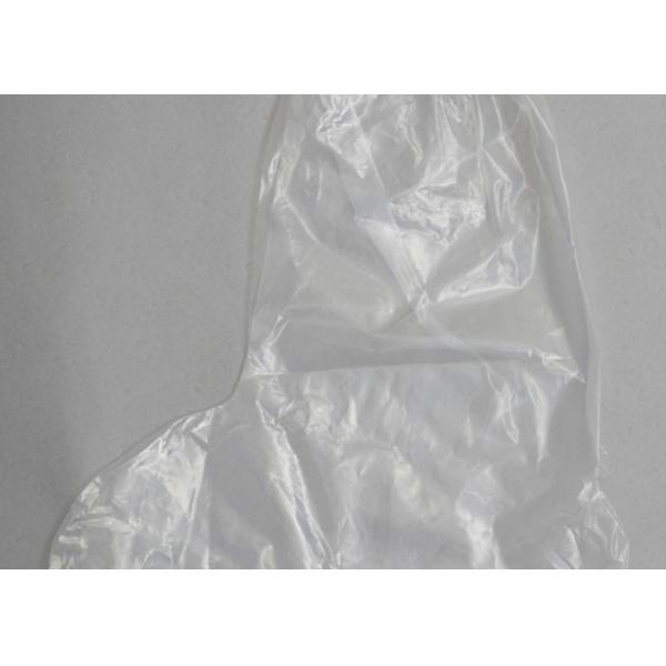 Крышки ботинка прозрачного политена 0.06mm устранимые длинные