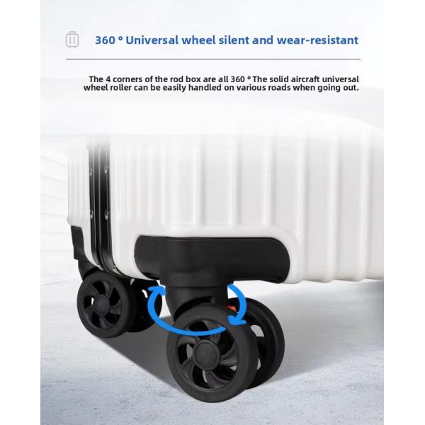 TSA Lock Durable Large 360° Spinner Wheels Luxury Aluminum Frame Travel Suitcase for Business Fashionable Holiday Travel