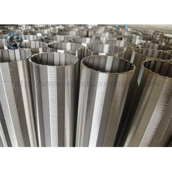 Stainless Steel 321 Water Well Screen Pipe Corrosion Resistant For Aquaculture