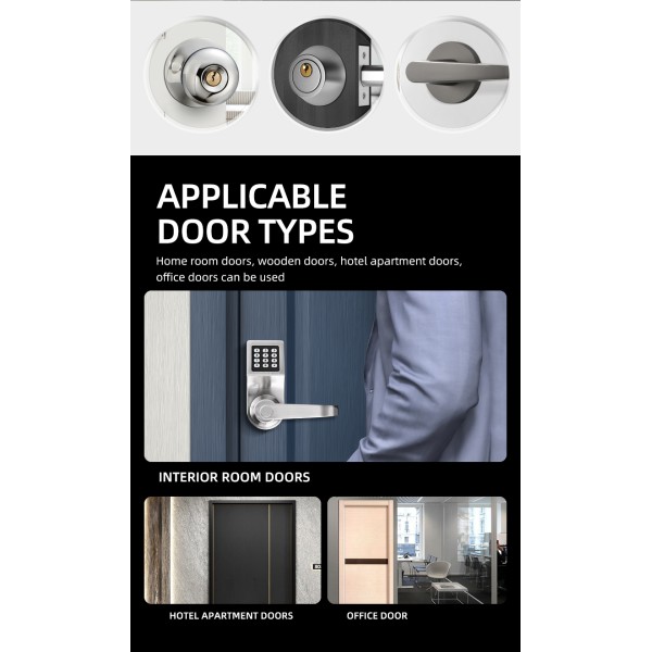 YAGU Wholesale Price High Quality Mobile Application Durable Granular Digital Button Swipe Card Password Door Lock