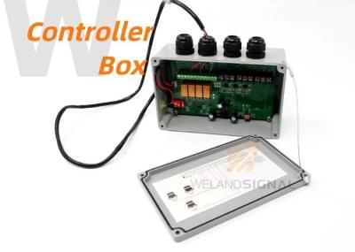 Painel de controle eletrostático 240VAC da luz de obstrução do diodo emissor de luz do poliéster