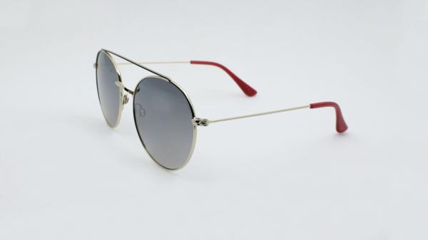 Retro Round Double bridge metal sunglasses for Men Women new designer
