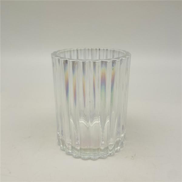 Ribbed Glass Bathroom Accessory Set For Hotel And Home Clear Color