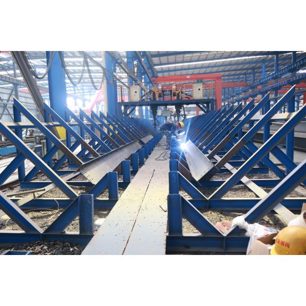 Fire Resistant Metal Structural Support Beams Prefabricated Steel Construction ODM