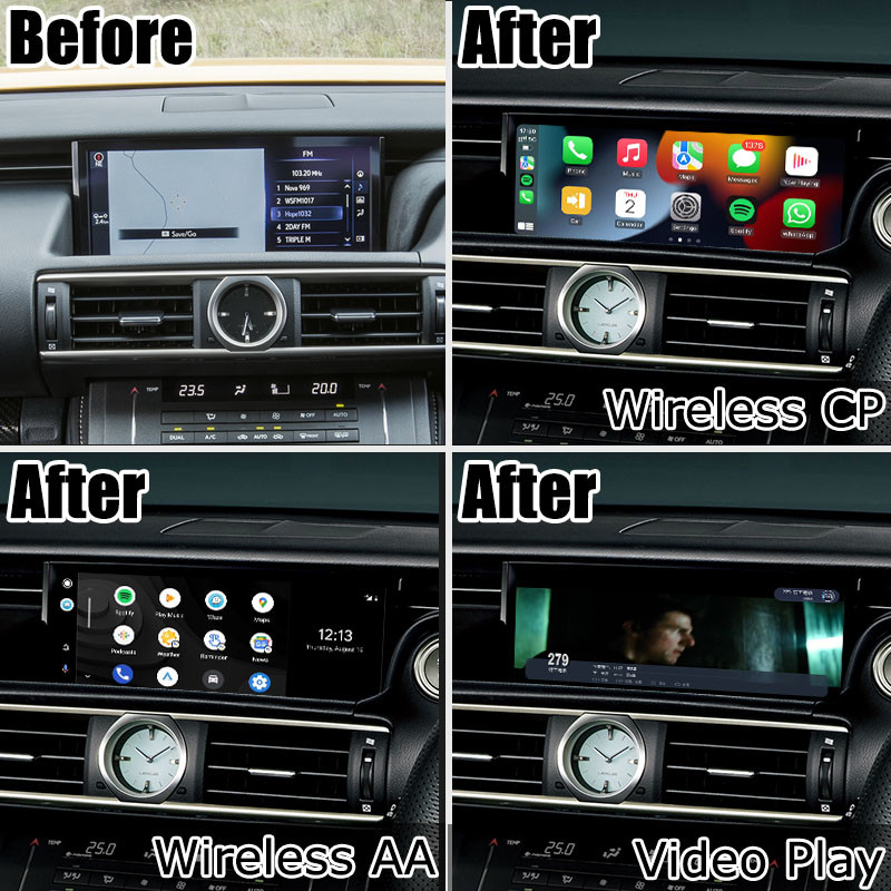 Радиотелеграф carplay для автомобиля андроида Lexus RC RC350 RCF RC200t RC300h RC300