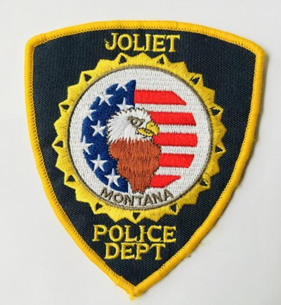 Customer Design Iron on Embroidery Police Patches for clothing accessories and hat