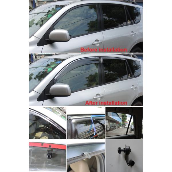 Professional Car Window Visor / Wind Deflector Toyota RAV4 2013 Automobile Accessories
