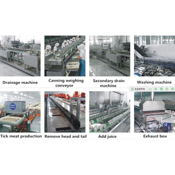 Ribbonfish / Croaker Fish Canning Equipment High Efficiency Automatic Operation