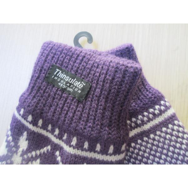 Ladies Acrylic Glove with Jacquard Snow Pattern--Thinsulate glove--Fashion glove--Gift