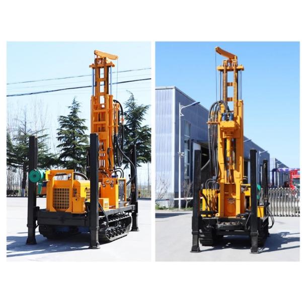 Pneumatic 200m Top Hammer Crawler Drilling Rig