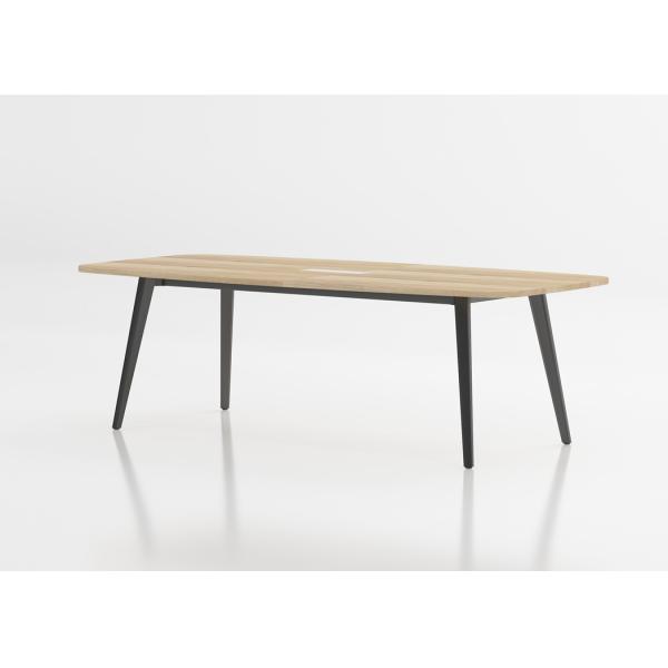 Стол переговоров человека меламина 6, размер конференц-зала подгонянный столом