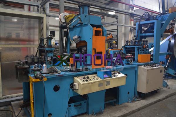 Straight Seam Steel Welding Pipe Mill Production Line Speed 15-30m / Min
