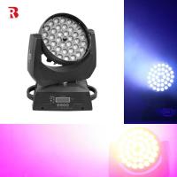 36pcs X 10w Rgbw 4in1 Zoom Led Moving Head Wash Light Espetáculos de casamento Equipamento de iluminação de palco