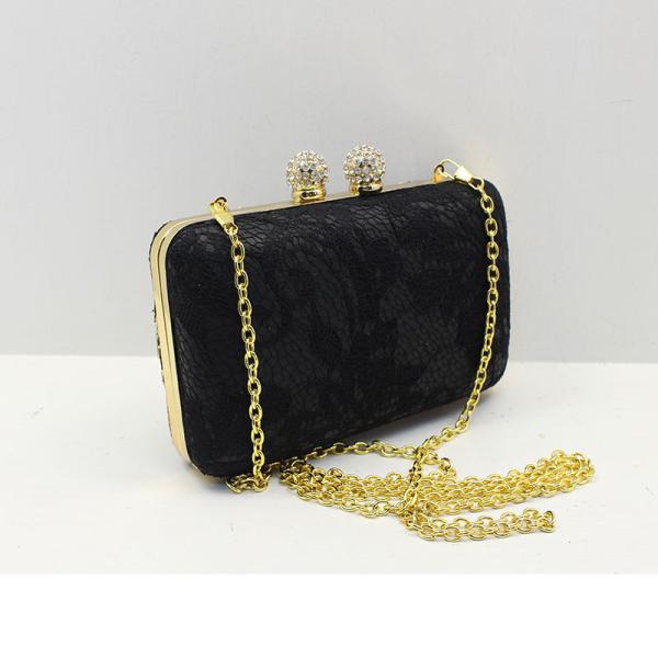 The new European and American fashion evening bags diamond buckle Ms. Clutch