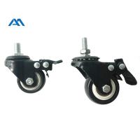 Rubber Swivel Heavy Duty Caster Wheel Flat Plate Stem